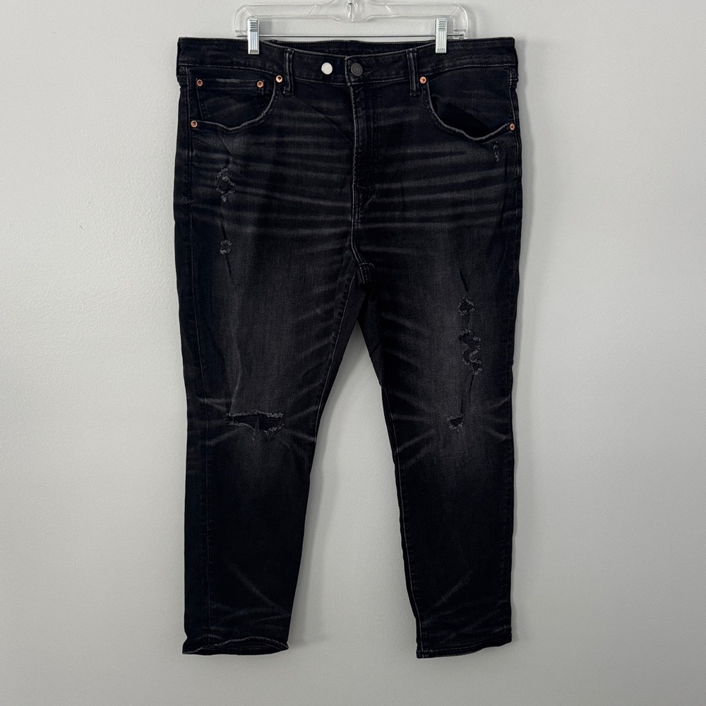 American Eagle Men's Athletic Fit Jeans Black Size 38x30
